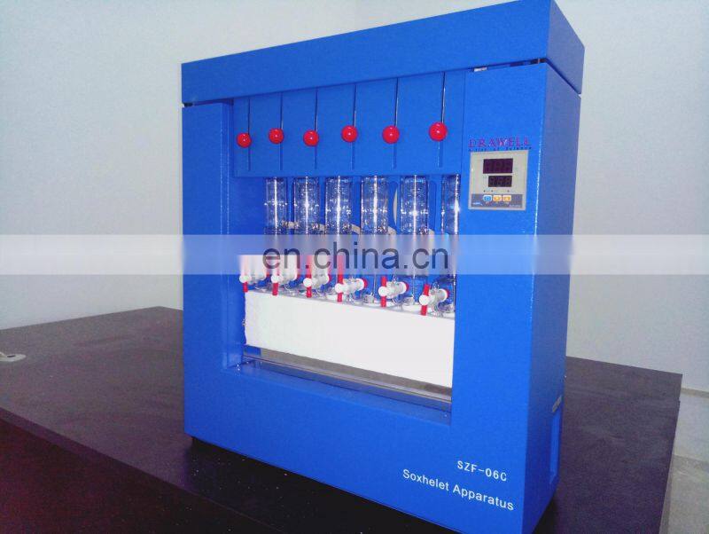 SZF-06A/DW-SZF-06C Soxhelet Apparatus body fat analyzer
