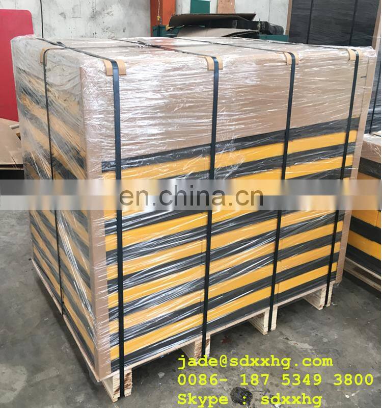 uhmwpe Sliding UHMW PE dock bumper pads warehouse rubber pads loading dock bumper 500 factory Yellow UHMWPE Dock Bumper block