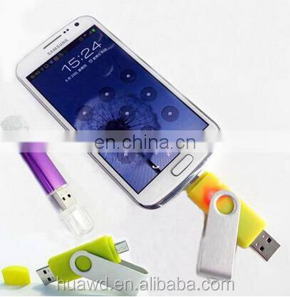 Cheap Colourful Promotion Gift OTG USB 2.0 Swivel USB Flash Drive USB flash drive