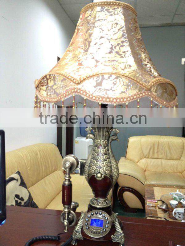 Bedside Lamp with telephone