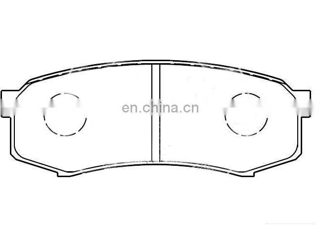 disc brake Motorcycle Brake Pad for Heavy Duty Yamaha R125