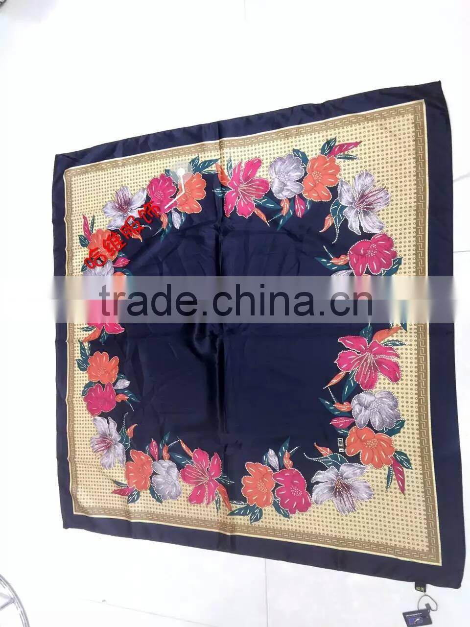 NEW 110*110CM Turkey silk muslim square scarf