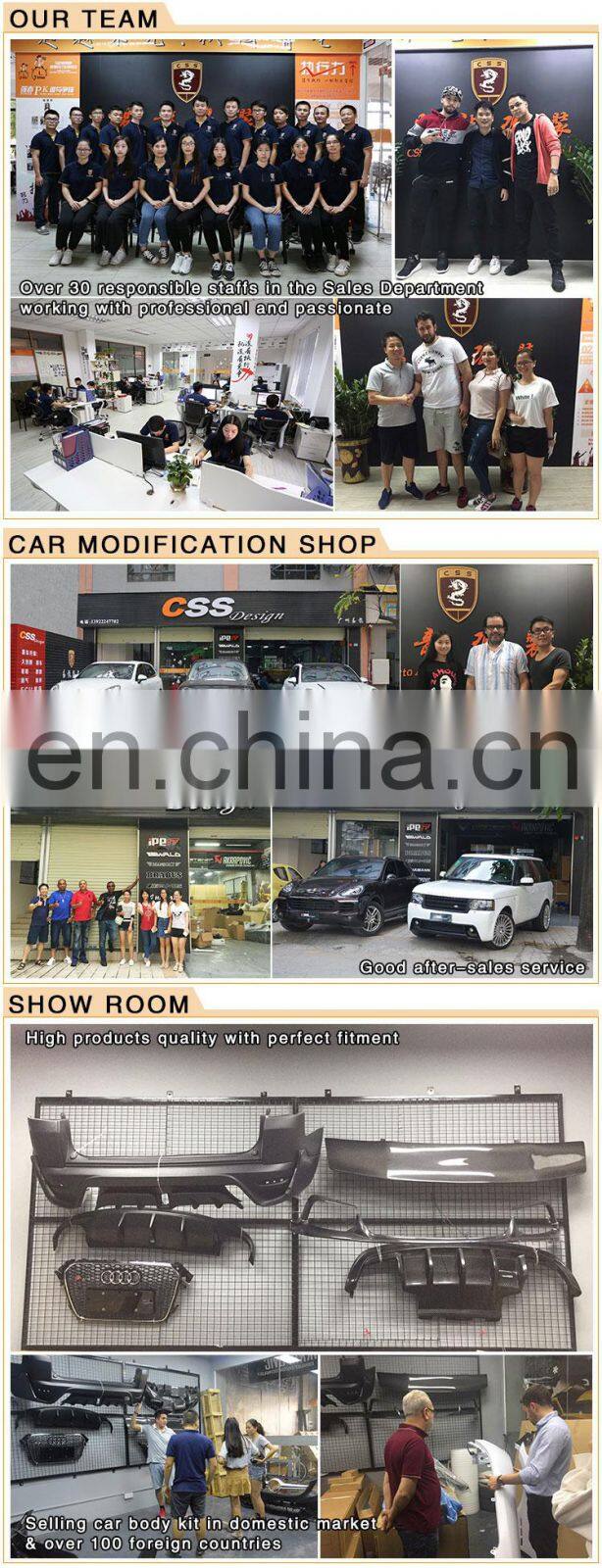 Cmst style Carbon fiber body for audi R8 rear lip/front lip/side skirts