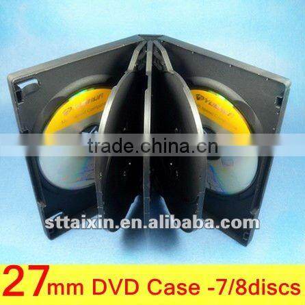 27mm multiple cd holder case-7disc , 8 dics