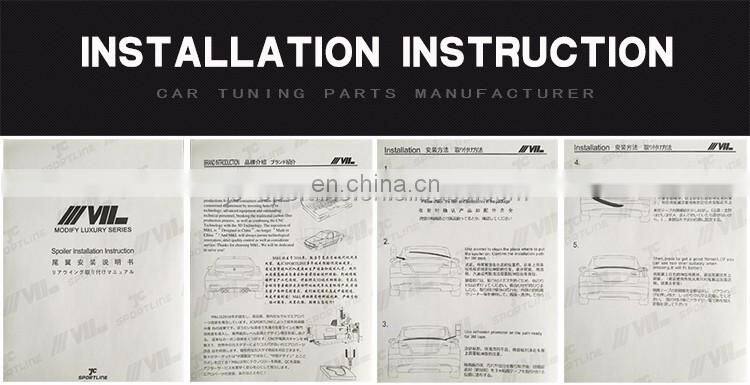 Carbon Fiber Rear Spoiler for Mercedes W212 E Class