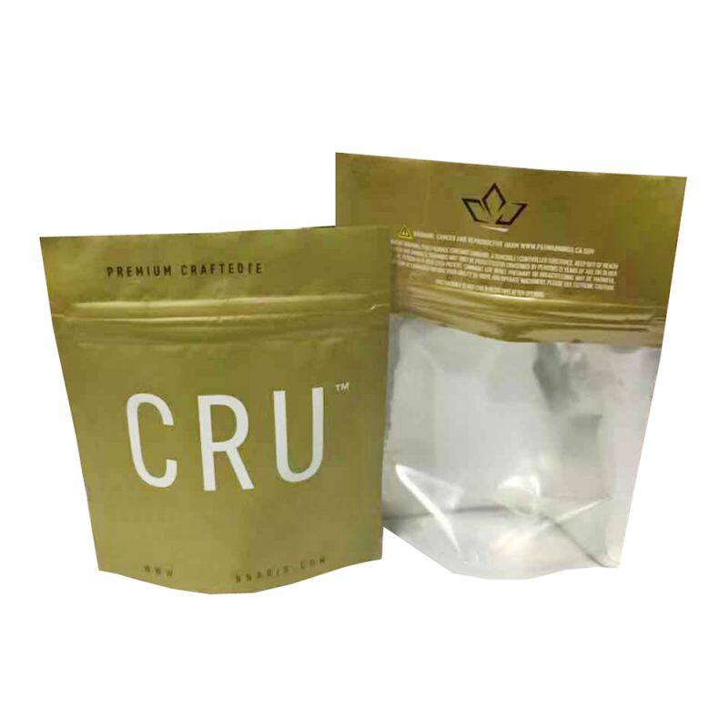 Custom Printed Edibles Gummy Gummies Candy Mylar Bag Sachet Aluminum Foil Gold Color Matte Packaging Stand Up Barrier Bag