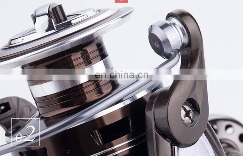 Quality 2000-7000 High Quality Technology 12+1 Bears Metal Body fishing reel sea Fishing Rod Reel reels pesca