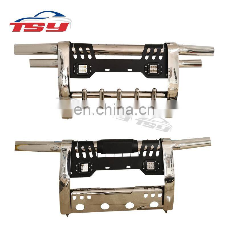 2020 Hot Sell Steel Grille Guard For Hilux Rocco With Led light