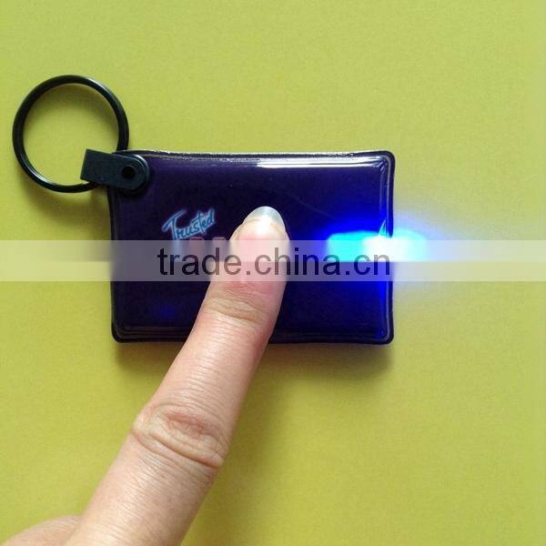 2014 Cheap Promotional Custom Led PVC Keychain,PVC Led Keychain,Led PVC Keyring Supplier