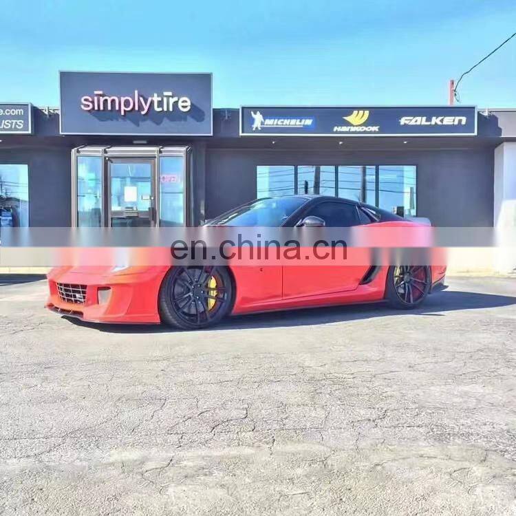Runde 100% Fitment For Ferarri 599 Upgrade Vorsteiner Carbon Fiber Body Kit Front Bumper Front Lip Rear Bumper Side Skirts Spoil