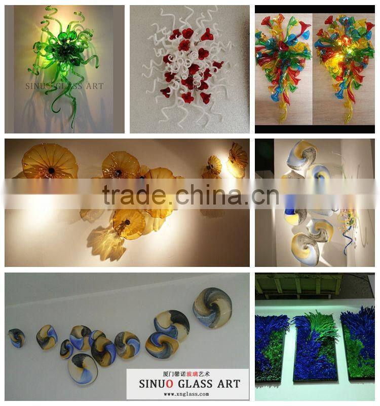 Modern decorative art murano plates ceiling decor