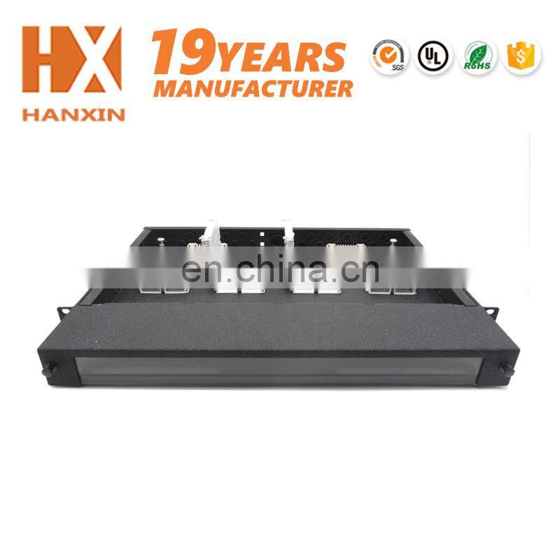 Hot sell rack mount odf 96 port fiber optic patch panel