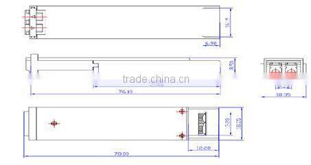 10G XFP SR 850nm Multi-rate XFP Optical Transceivers