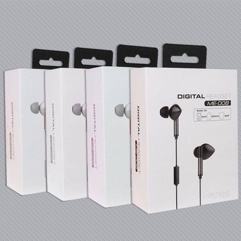Factory price In-Ear bass stereo MFI digital earphone headphone for iphone 8