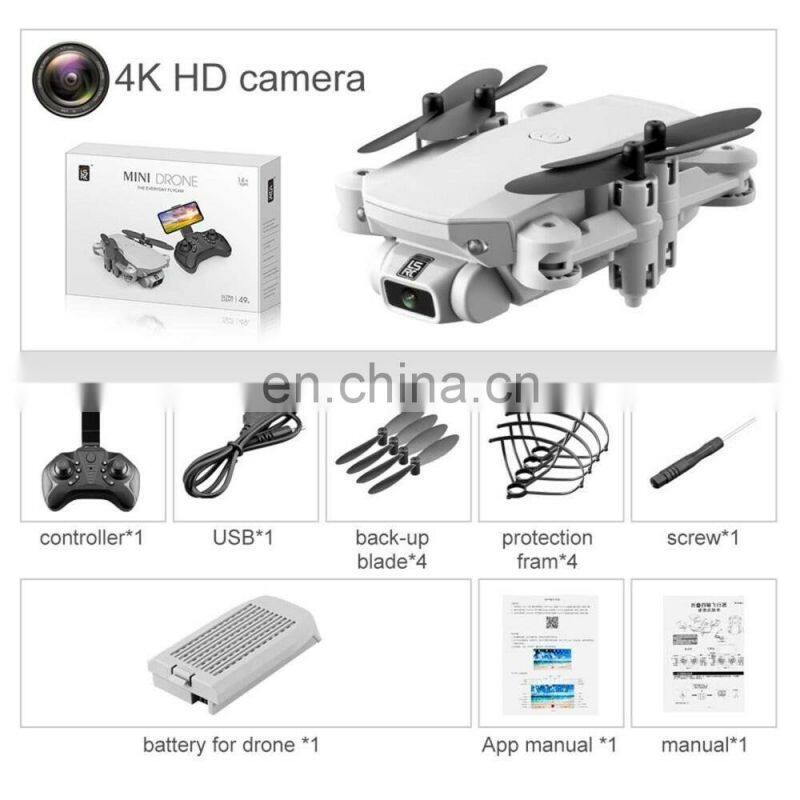 Portable Mini LS MIN RC Quadcopter Spare Part 3.7V 650mAh Drone with Battery