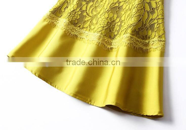 Sexy Slim Dress Sleevess Lace Dress womans evening dress