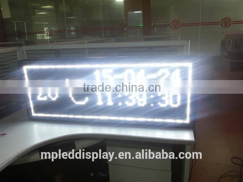 Outdoor application for advertise single color led signs for banner of taxi best solution for you
