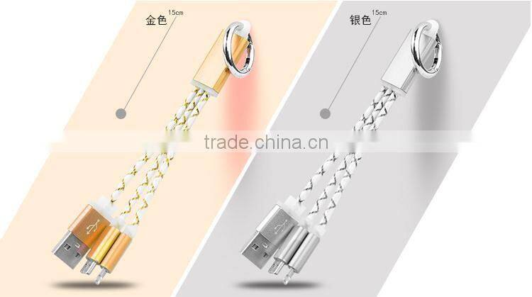 portable Customized Double Speed Fast Charge22awg 2A 5Pin Micro USB Cable For MFI Certified Manufacturers