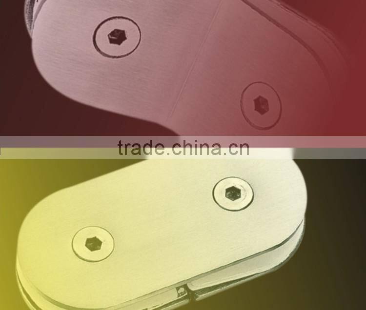 Stainless steel metal clip glass jars and SS handrail clamps and handrail glass fixing