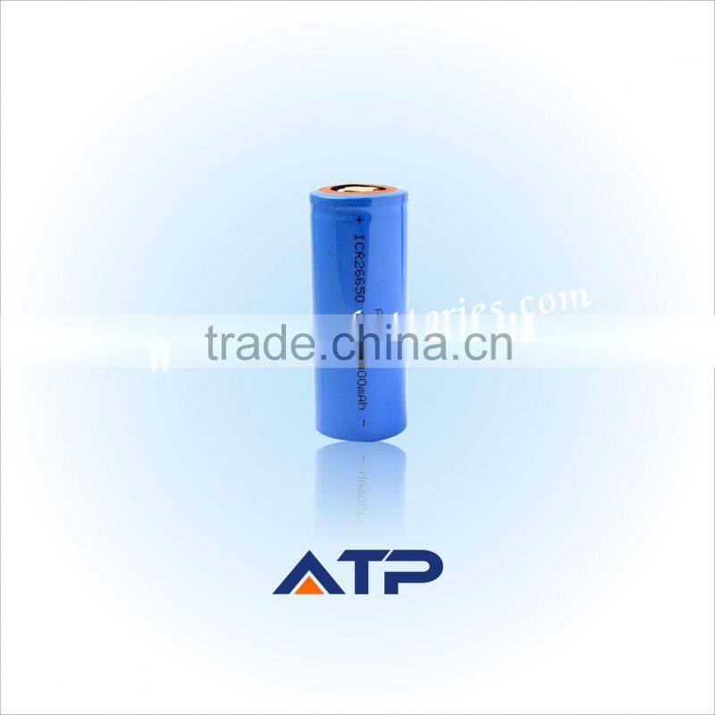 2014 the best selling products made in china ICR 26650 li-ion battery 3.7v 3000mah