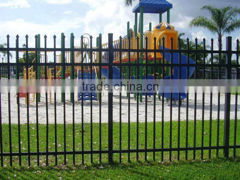 Security Elegant & High Quality Spear Top Wrought Iron Fence
