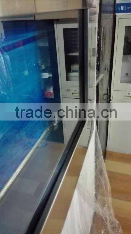 Stainless Steel Wall Mounted Aquariums - Standard Contemporary Wall Aquarium