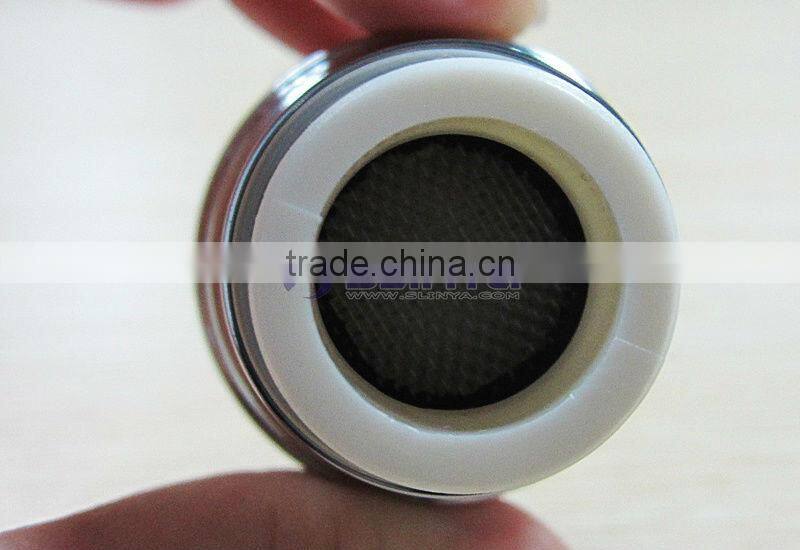 3 Color LED Light Chrom Plate Basin Kitchen Temperature Control Faucet