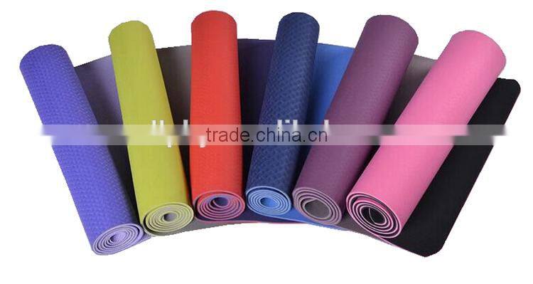 Eco-friendly Non Toxic TPE Anti-slip Yoga Mat