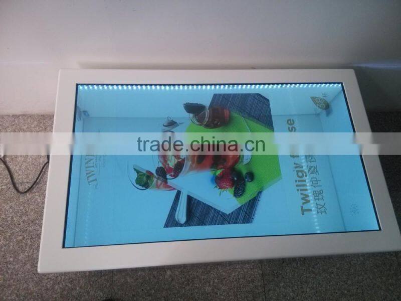 transparent LCD showcase box | touch showcase display