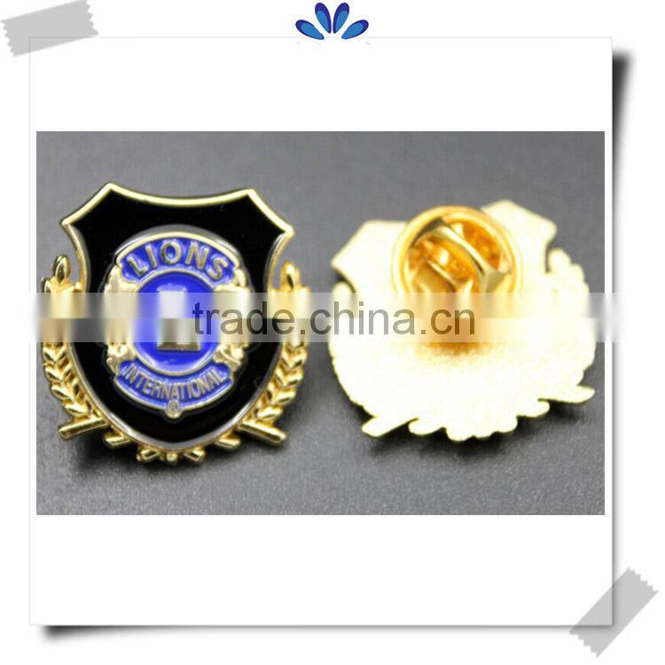 Popular classic souvenirs stamping badge,custom metal pin badges