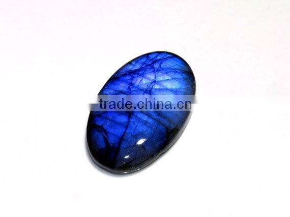Natural Blue Flash Fire Labradorite Cabochon Oval Shape 24X38MM Approx Good Quality On Whole Sale Price