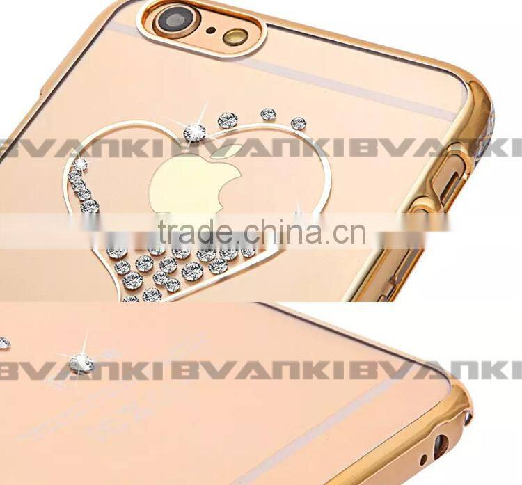 Hot Bling Mobile Phone Cover Sublimation For iPhone Cover,Mini PC Case For iPhone 6 Housing Back Cover Celulares Grandes