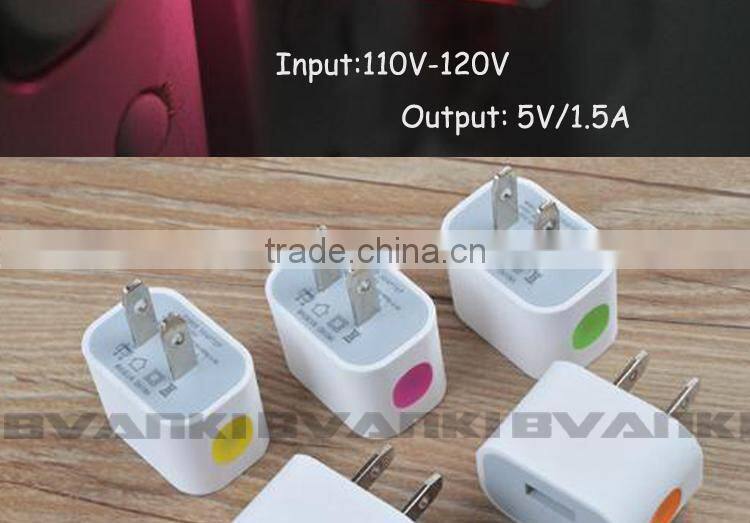 new premium Phone accessory wall usb charger for iphone wall charger, US wall mount usb charger free samples