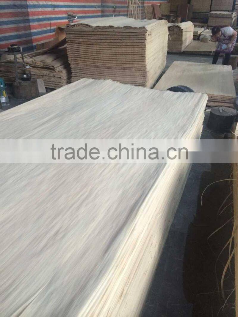 Engineered veneer poplar wood face veneer Linyi factory direct selling with competitive price