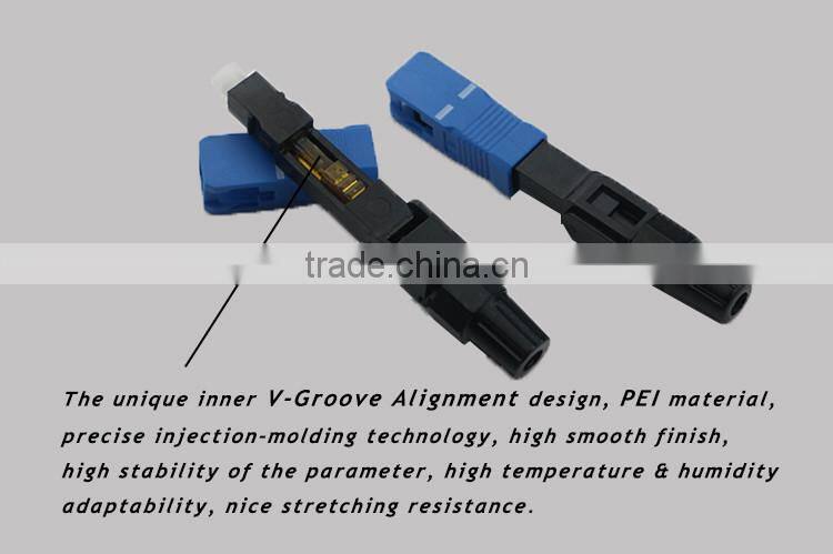 e2000 Splice SM Simplex Embeded Fiber Optic SC/PC Fast Connector
