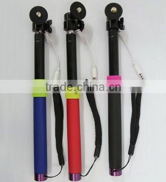 JR-889 Newest Colorful Flexible Wire Selfie Monopod