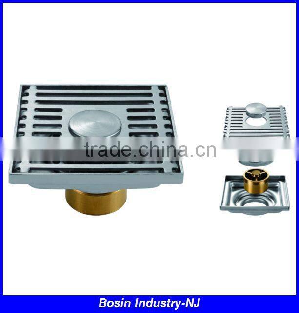 concrete stainless steel floor drain