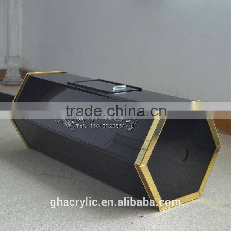 GH-RJ016 Black Acrylic Lottery Box ,modern Acrylic Lottery Box