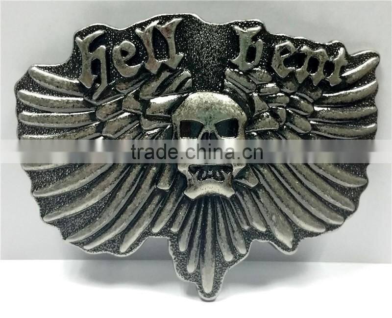High quality pearl gun iron belt buckle , custom belt buckle