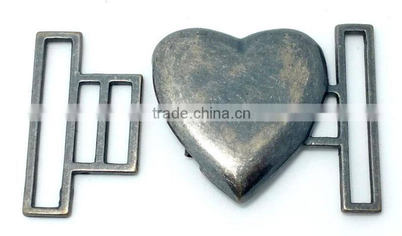 3d metal cheap two joint belt buckle