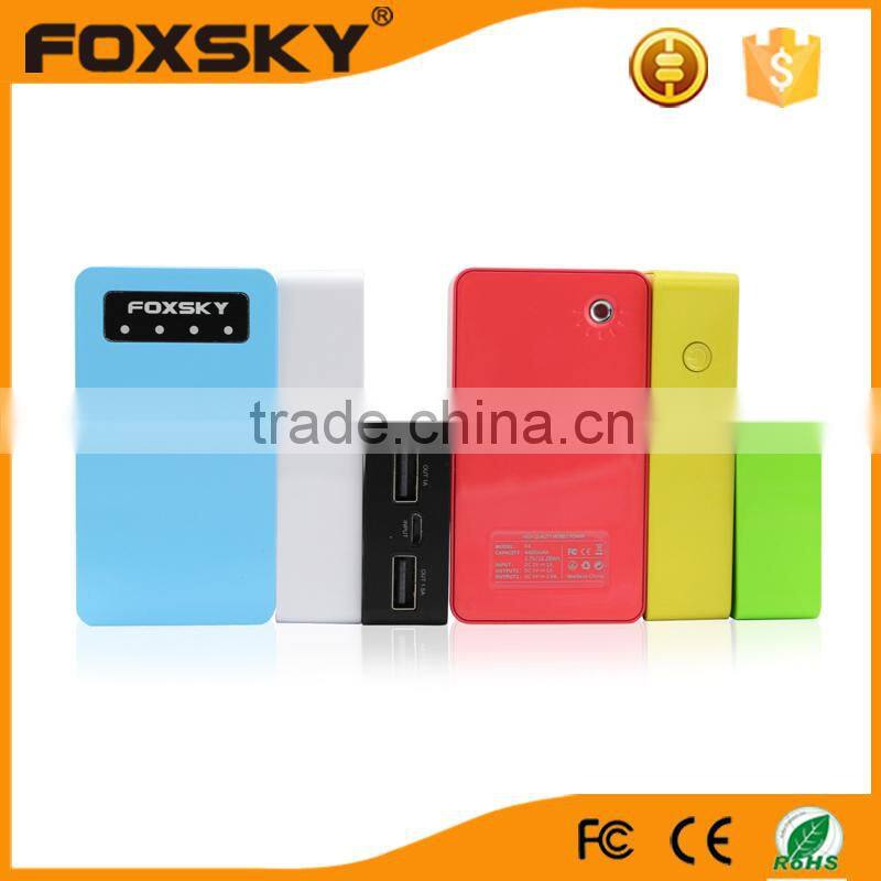 5200mah portable charger external battery backup power bank for smartphone