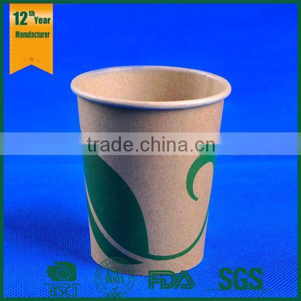16oz PLA Coated Cheap Disposable Paper Cups for Hot Coffee and Tea