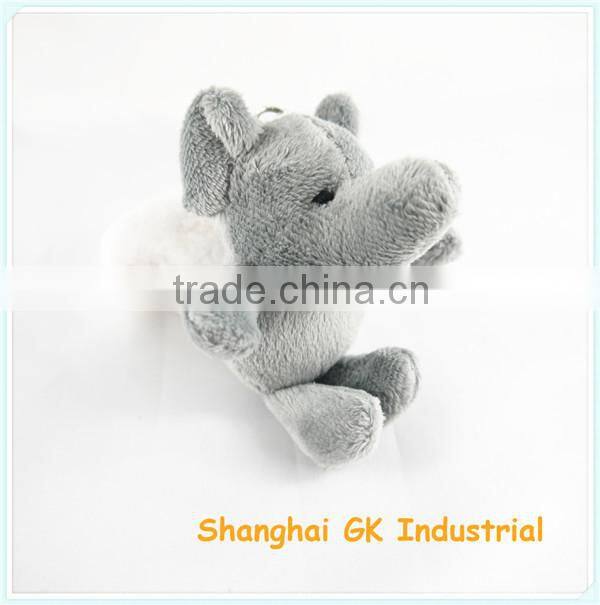 8cm Sitting Height Music Box Dog Keychain