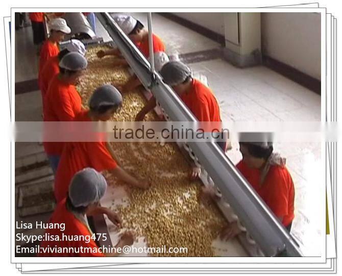hot sale automatic blanched groundnut making machine(roasting-peeling) manufacture