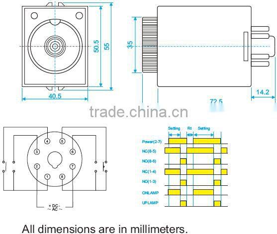 Solid State 2 Pole Timer From 1 Sec- 60 Sec