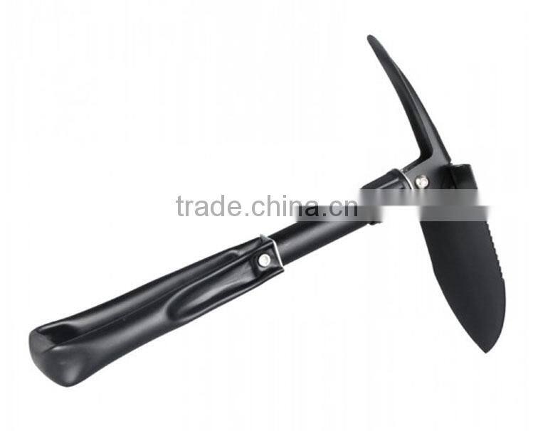 Camping multifunction folding garden shovel with saw pickaxe