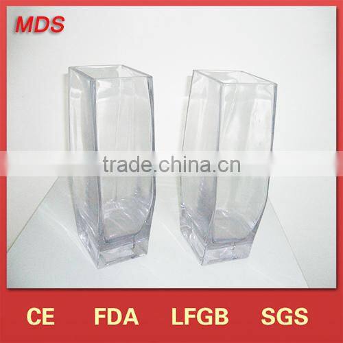 Wedding and home decor murano glass vase for water plants