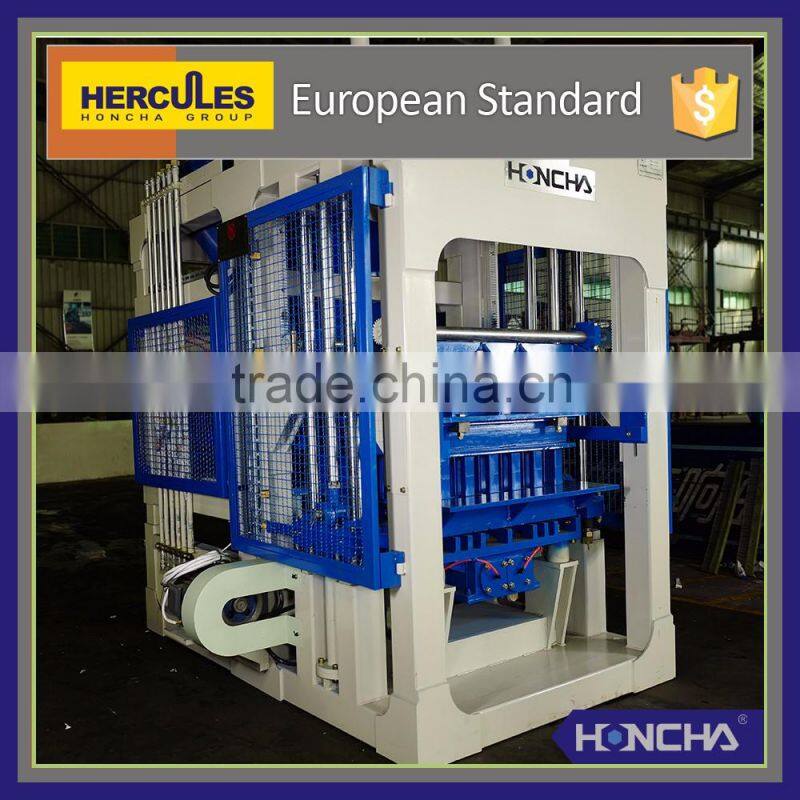 China mainland making interlocking brick machine