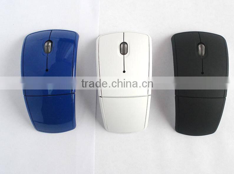 Top Hot Selling Arc Computer Mouse 2.4 G Foldbale Wireless Mouse with Mini Receiver