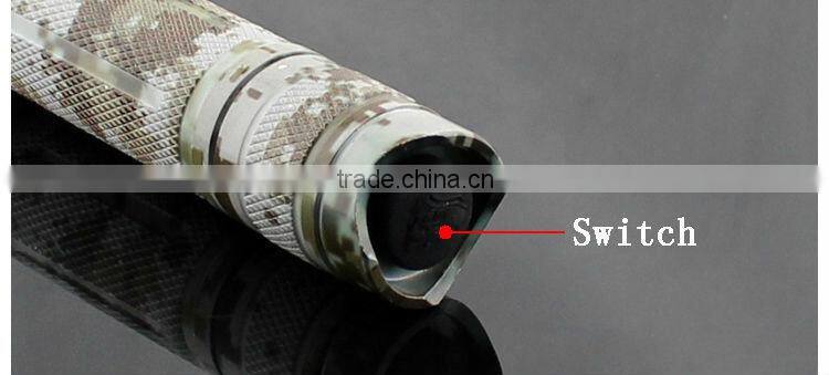 Goread Four-color camouflage bend head LED mini flashlight